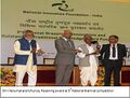 Hanumana Ram Jhuriya receiving award at 9th National Bienial Competiona.jpg