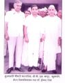 Charan Singh with Prof B L Kapoor and Dr Ishwar Singh Meerut 1970.jpg