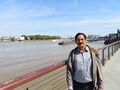 Laxman Burdak at Thames River