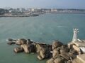 View of Kanyakumari from Vivekananda Rock Memorial