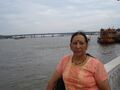 Mandovi bridge as seen from Panaji Jetty