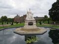 Princess Louise's statue of Queen Victoria, Kensington Palace, London,