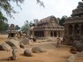 Nakula Sahadeva Ratha (left) Bheema Ratha (right), Mahabalipuram