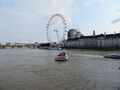 London Eye or the Millennium Wheel, is a cantilevered observation wheel on the South Bank of the River Thames in London.