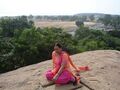 Gomati Burdak at Ollakaneshvara Temple, Mahabalipuram