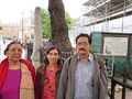 Laxman Burdak, Vinita & Gomati Burdak at Westminster Abbey