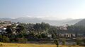 Baijnath Dham with Himalayas in the backdrop