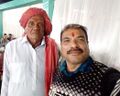 श्री मूलचंद जी मांगरोदा ग्राम बंजली साथ में श्री धर्मेन्द्र तोगड़ा