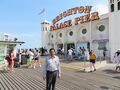 Laxman Burdak, Khushi, Shaurya at Brighton Palace Pier, Brighton, England