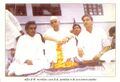 चौधरी चरणसिंह साथ में प्रो. महक सिंह और सत्यप्रकाश मालवीय, बड़ौत