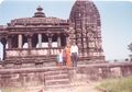 Author (Laxman Burdak) and family at Nohleshwar Mahadeva Temple, Nohata, Damoh on 15.02.1991