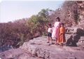 Author (Laxman Burdak) at Pandav Falls Panna on 21.4.91.