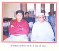 श्री दौलतराम सारण श्री दुर्गादत्त के साथ 2005