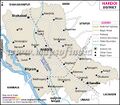 Hardoi district map