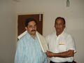 K. R. Chaudhary (right) with Laxman Burdak at Guwahati on 16-11-2010