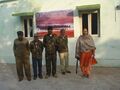 Staff of Khijadiya Bird Sanctuary with Mrs Gomati Burdak