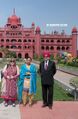 Kunwar Sukhdev Singh Sandhawalia (Right)(Descendant of Maharaja Duleep Singh) the lady on the left is Karen Emma White - Curator of Thetford Museum, England. Source - Jat Kshatriya Culture with Sukhdev Singh Sandhanwalia