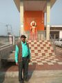 Kutti Temple Hanuman Statue Photo taken on 18 Feb. 2021.