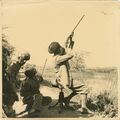 Maharaj Rana Udai Bhanu Singhji, Maharaja of Dholpur Shooting a Pair of Westley Richards Guns. Source - Jat Kshatriya Culture