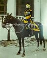 Major General S.B. Gurdial Singh Harika, was Chief Of The General Staff of Patiala & also the last Prime Minister of the State. General Harika was a big Jagirdar and is credited with training the famous Patiala Cavalry regiments. An accomplished horseman, it is said that the General knew every horse in the Patiala Stables by name. He was awarded with the prestigious Order Of British India, 1st class, and Indian Distinguished Service Medal. Dynasty- Sidhu Jat, Source - Jat Kshatriya Culture