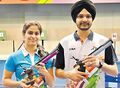 Manu Bhakar and Sarabjot Singh