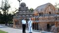 Narendra Modi–Xi Jinping at Five Ratha, Mahabalipuram