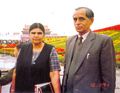 Purn Singh Dabas with wife