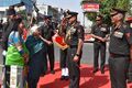 Smt. Dhanno Devi w/o Late Colonel Hoshiar Singh with Lt General Alok Kler on ceremony of renaming Queen’s Road as ‘Hoshiar Singh Marg’ on 30.3.2021