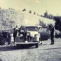 On the left Sardar Bahadur Janpal Singh Mann of Mannawala Grandson of Raja Kirpal Singh Mann Of Mannawala also obe with His nephew Shivinderpal Singh Mann on the right while goin to shrinagar in the year 1940. Estate:- Mannawala, Dynasty:- Mann Jats.