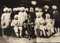 Sardar Thakur Singh Sandhawalia of Raja Sansi, cousin of Maharaja Duleep Singh and founder of the Amritsar Singh Sabha (seated in the centre) with sons Narinder Singh, Gurbachan Singh and Kunwar Gurdit Singh (Later Kunwar Gurdit Singh Adopted by Maharaja Duleep Singh Sandhawalia), prior to departing for England in 1884 to ferment rebellion against the British Empire. Sardar Thakur Singh's wife was daughter of Martyr Raja Nahar Singh of Ballabgarh (Tewatia Jats). Thakur Singh's son S. Narinder Singh and Gurbachan Singh were adopted by different Jat Jagirdars. Source - Jat Kshatriya Culture