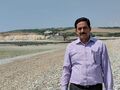 Laxman Burdak at Beach of Seven Sisters East Sussex, England, 7.7.2018